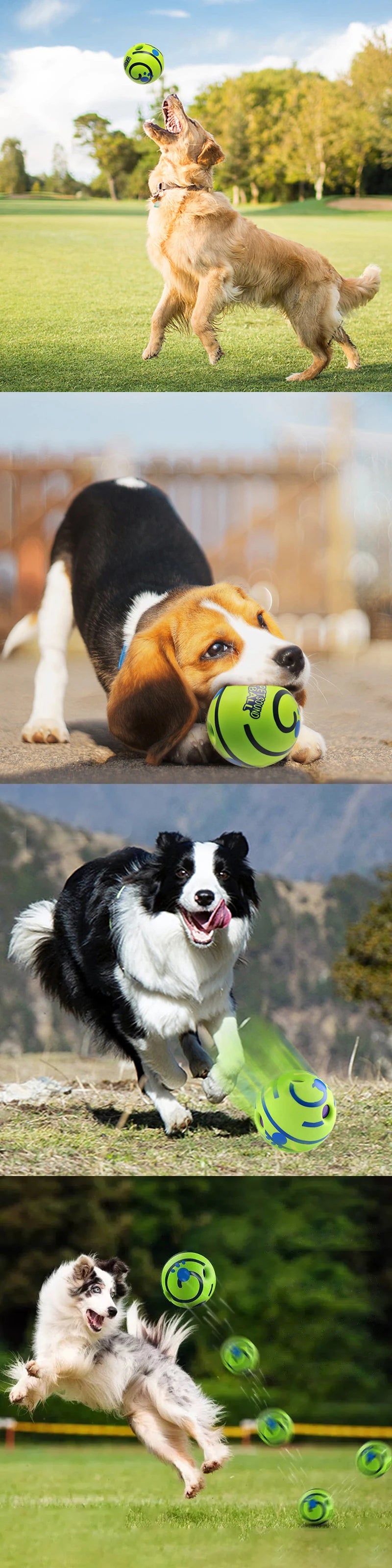 Smart Interactive Ball Toy; Automatic Self-Rolling Enrichment Toy for Bored Dogs & Cats