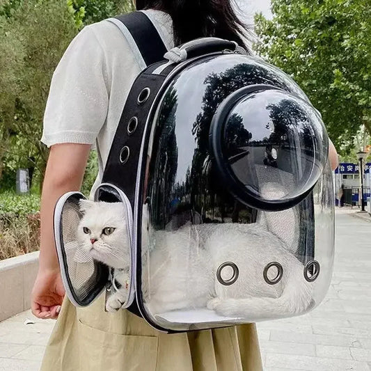 Clear Bubble View Ventilated Pet Carrier Backpack