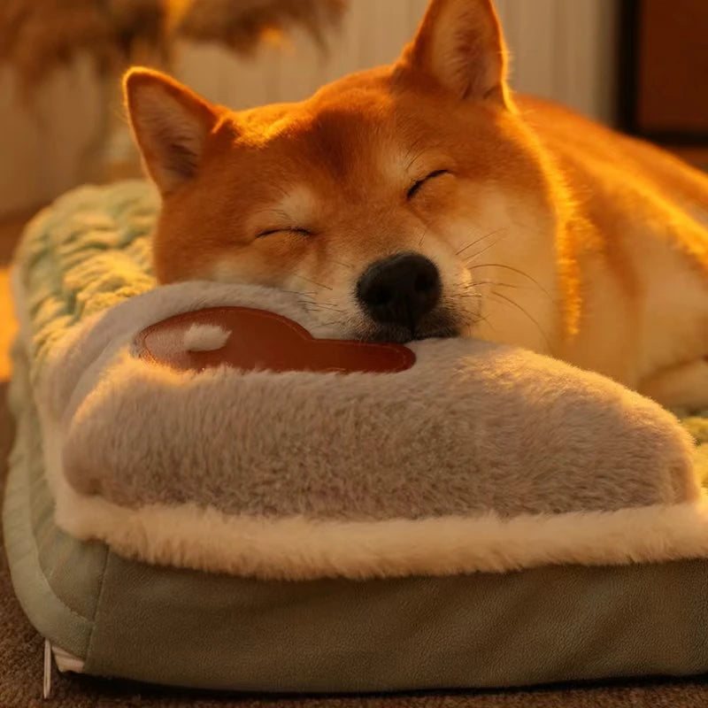 Machine Washable Orthopedic Pet Bed; Anti-Anxiety Calming Dog & Cat Cushion