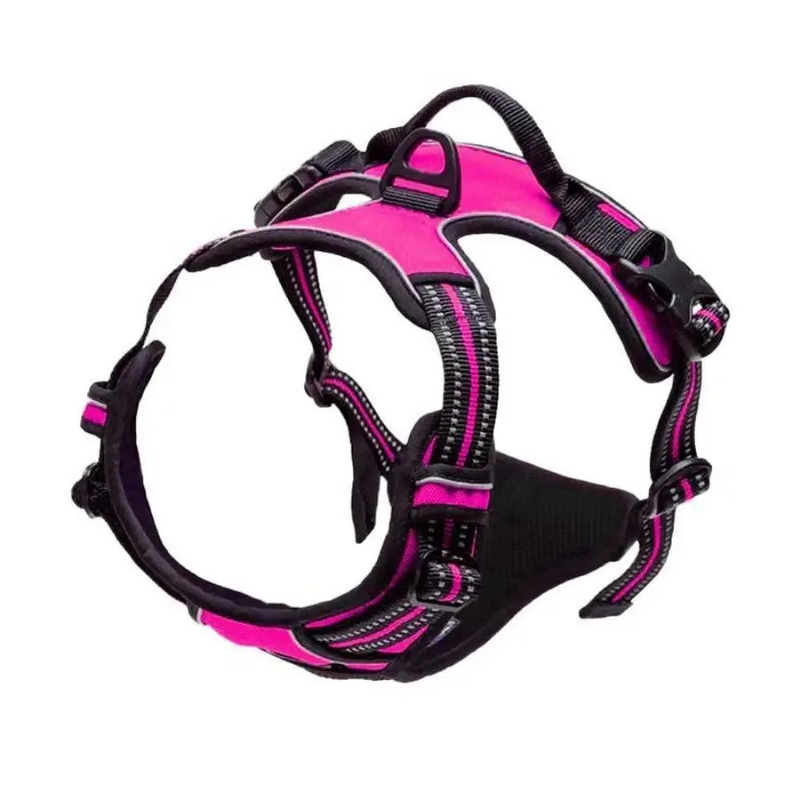 No-Pull Adjustable Dog Harness Set; Breathable Mesh Vest with Matching Leash