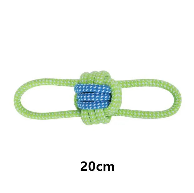 Heavy Duty Rope Toy Set for Dogs; Cotton Chew Toys for Teething & Aggressive Chewers
