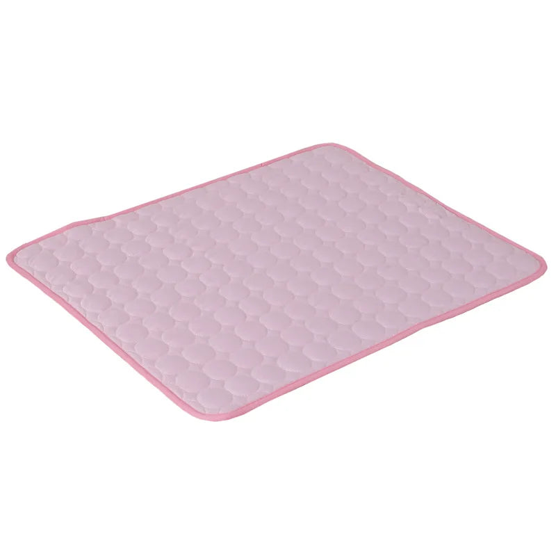 Self-Cooling Gel Pet Mat; Pressure-Activated Summer Cooling Pad for Dogs