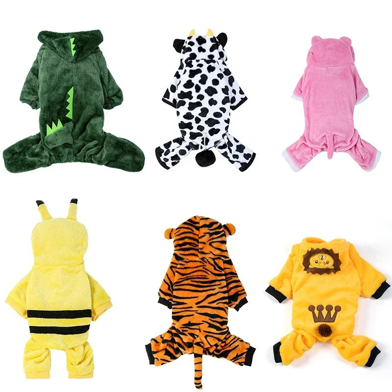 Character Cosplay Fleece Pet Romper