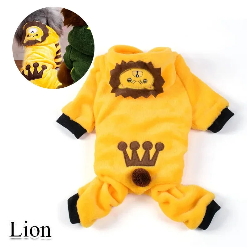 Character Cosplay Fleece Pet Romper