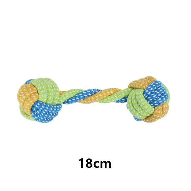 Heavy Duty Rope Toy Set for Dogs; Cotton Chew Toys for Teething & Aggressive Chewers