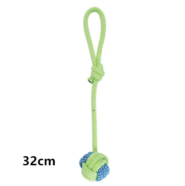 Heavy Duty Rope Toy Set for Dogs; Cotton Chew Toys for Teething & Aggressive Chewers