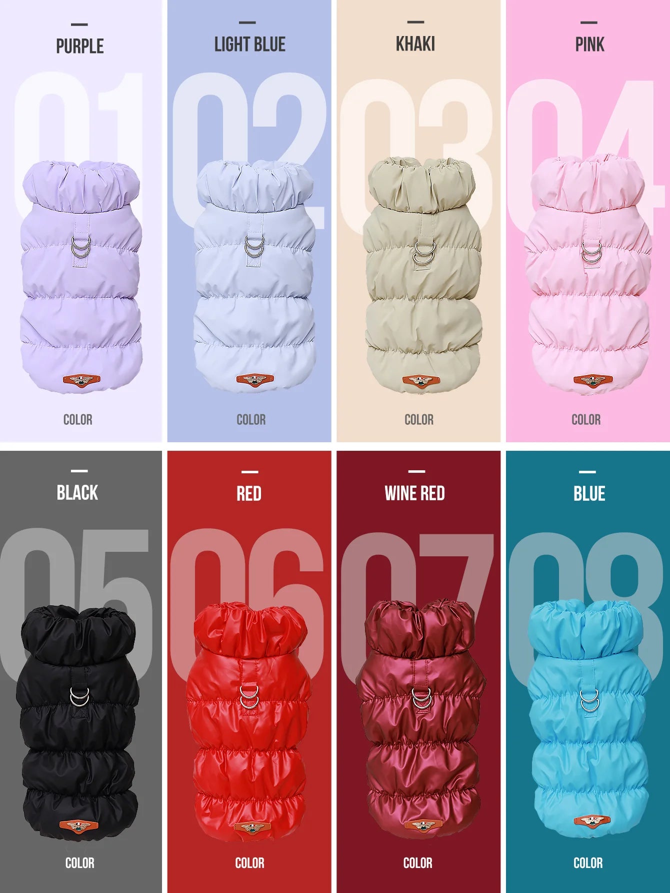 Insulated Thermal Pet Puffer Vest