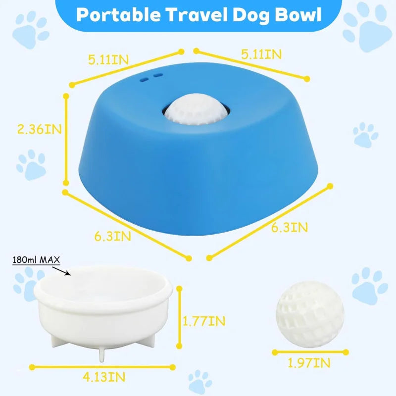 Rotating Center Liquid Slow Feeder Bowl; Interactive Lick Mat Bowl for Wet Food
