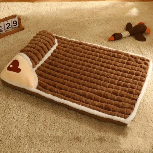 Machine Washable Orthopedic Pet Bed; Anti-Anxiety Calming Dog & Cat Cushion