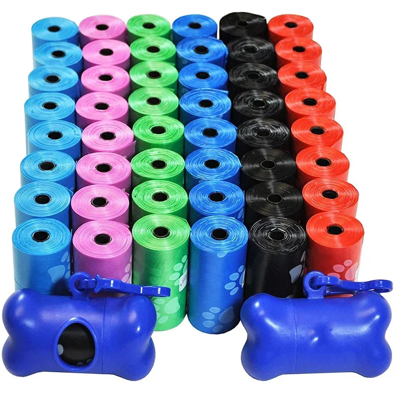 Leak-Proof Dog Waste Bags; Heavy Duty Scented Poop Bags (Bulk Packs)
