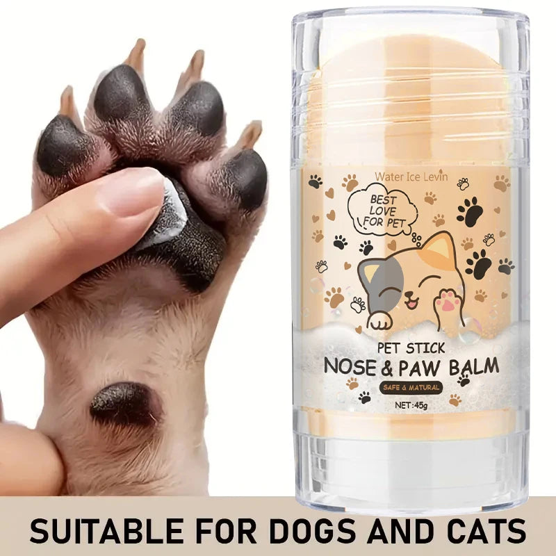 Natural Pet Care Balm; Soothing Organic Paw Pad & Nose Moisturizer for Dogs