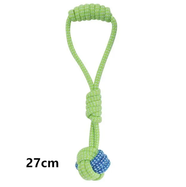 Heavy Duty Rope Toy Set for Dogs; Cotton Chew Toys for Teething & Aggressive Chewers