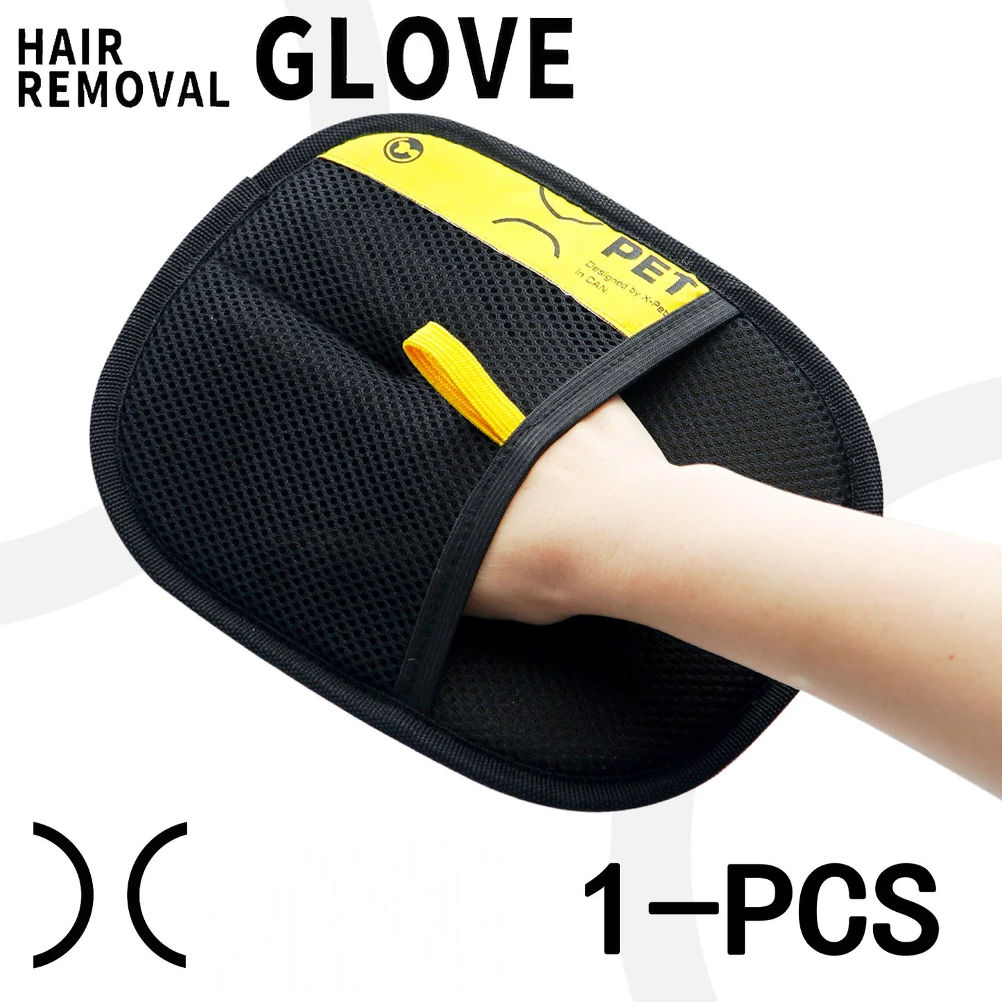 Gentle Pet Hair Remover Gloves; Efficient Deshedding & Grooming Mitts for Cats & Dogs