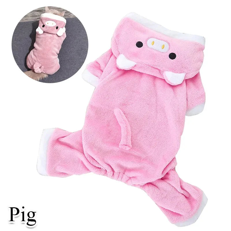 Character Cosplay Fleece Pet Romper