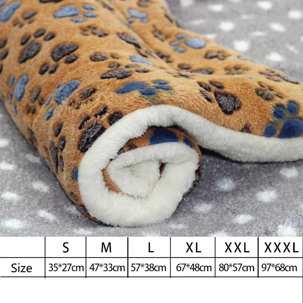 Ultra-Soft Plush Pet Mat; Fleece Kennel Liner & Crate Bed Cushion