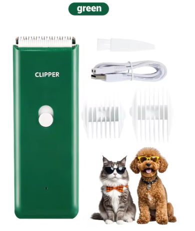 Cordless Rechargeable Pet Grooming Clippers; Heavy Duty Electric Dog Hair Shaver