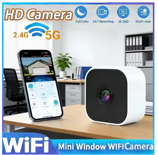 Outdoor SmartView Security Camera; Weatherproof WiFi Video Monitor for Pet Safety
