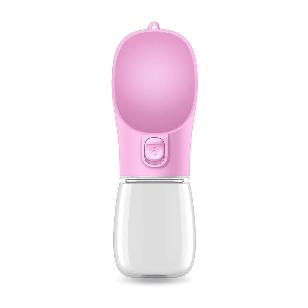 Leak-Proof Portable Pet Water Bottle; Travel Dispenser Cup for Dog Walking