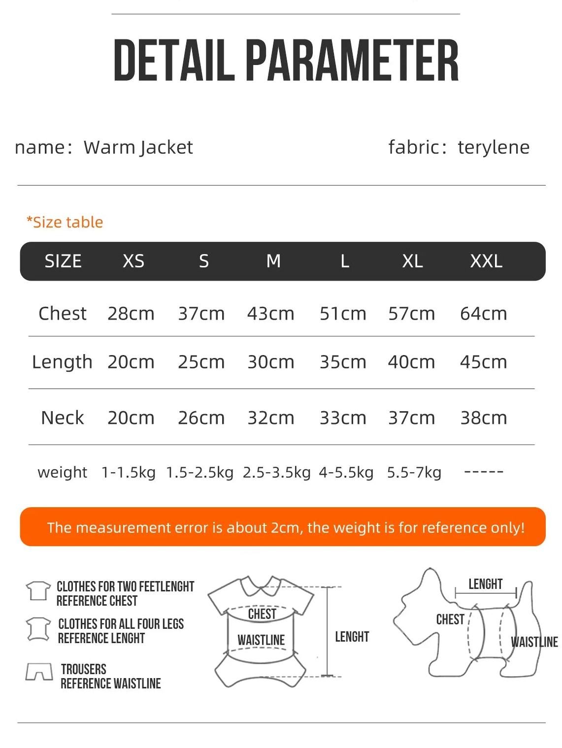 Insulated Thermal Pet Puffer Vest