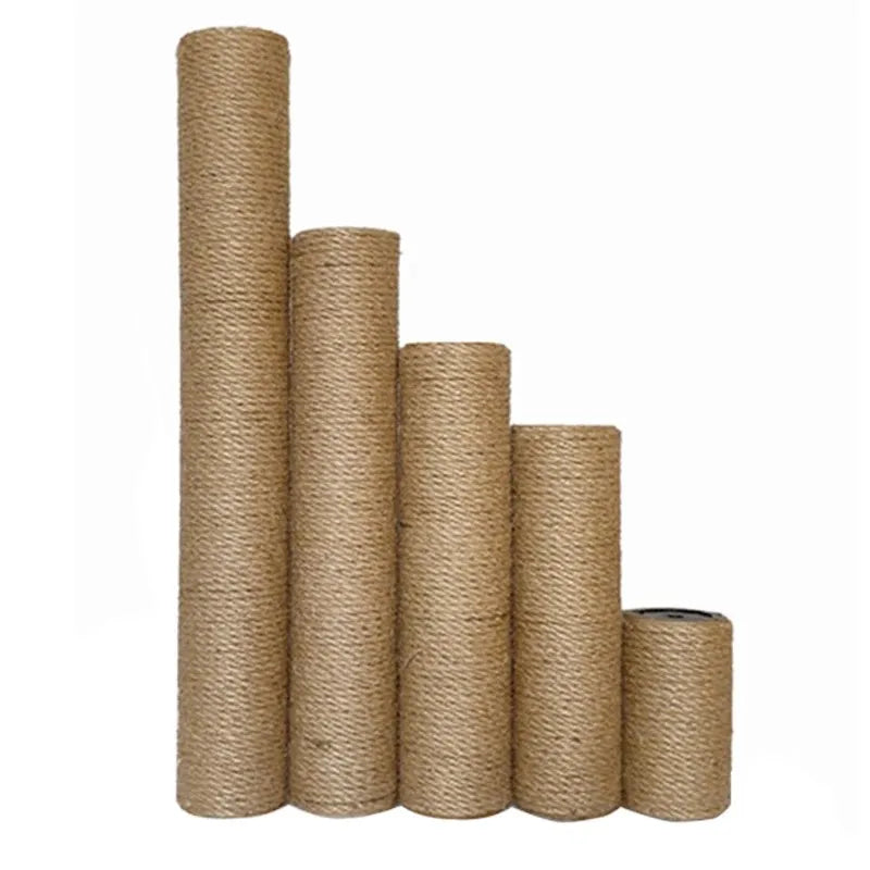 Sisal Rope Cat Tree Replacement Poles; Universal Scratching Post Repair Parts