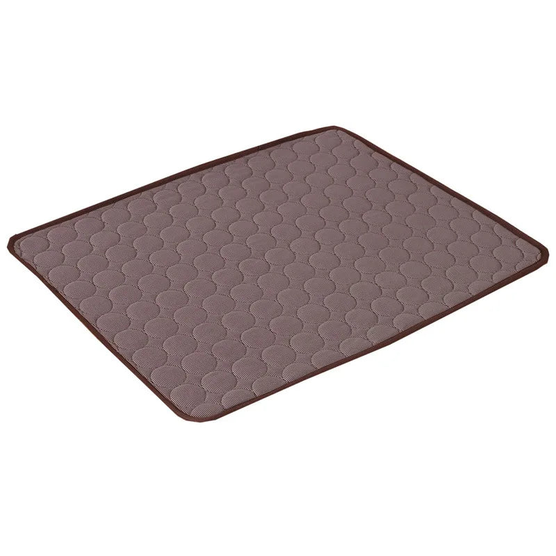 Self-Cooling Gel Pet Mat; Pressure-Activated Summer Cooling Pad for Dogs