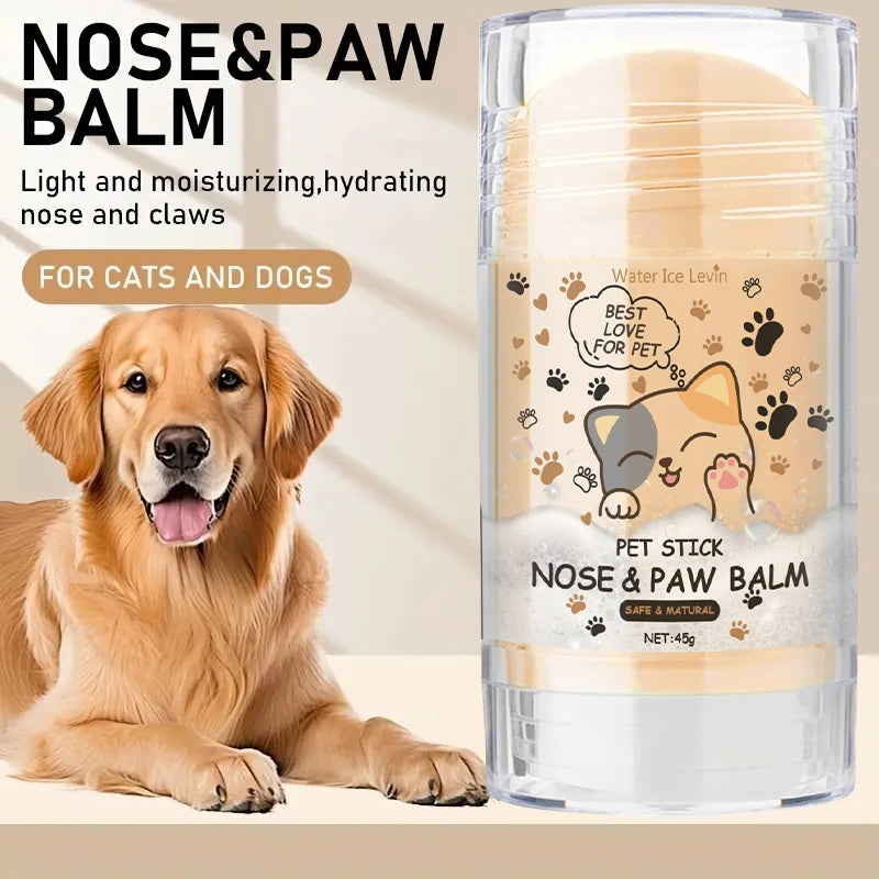 Natural Pet Care Balm; Soothing Organic Paw Pad & Nose Moisturizer for Dogs